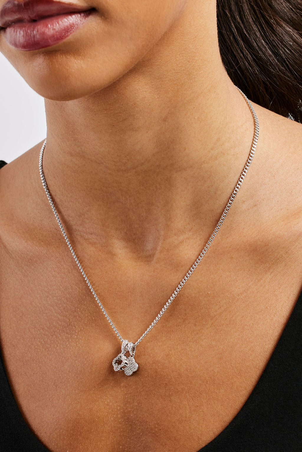 Bloomlight Silver Necklace