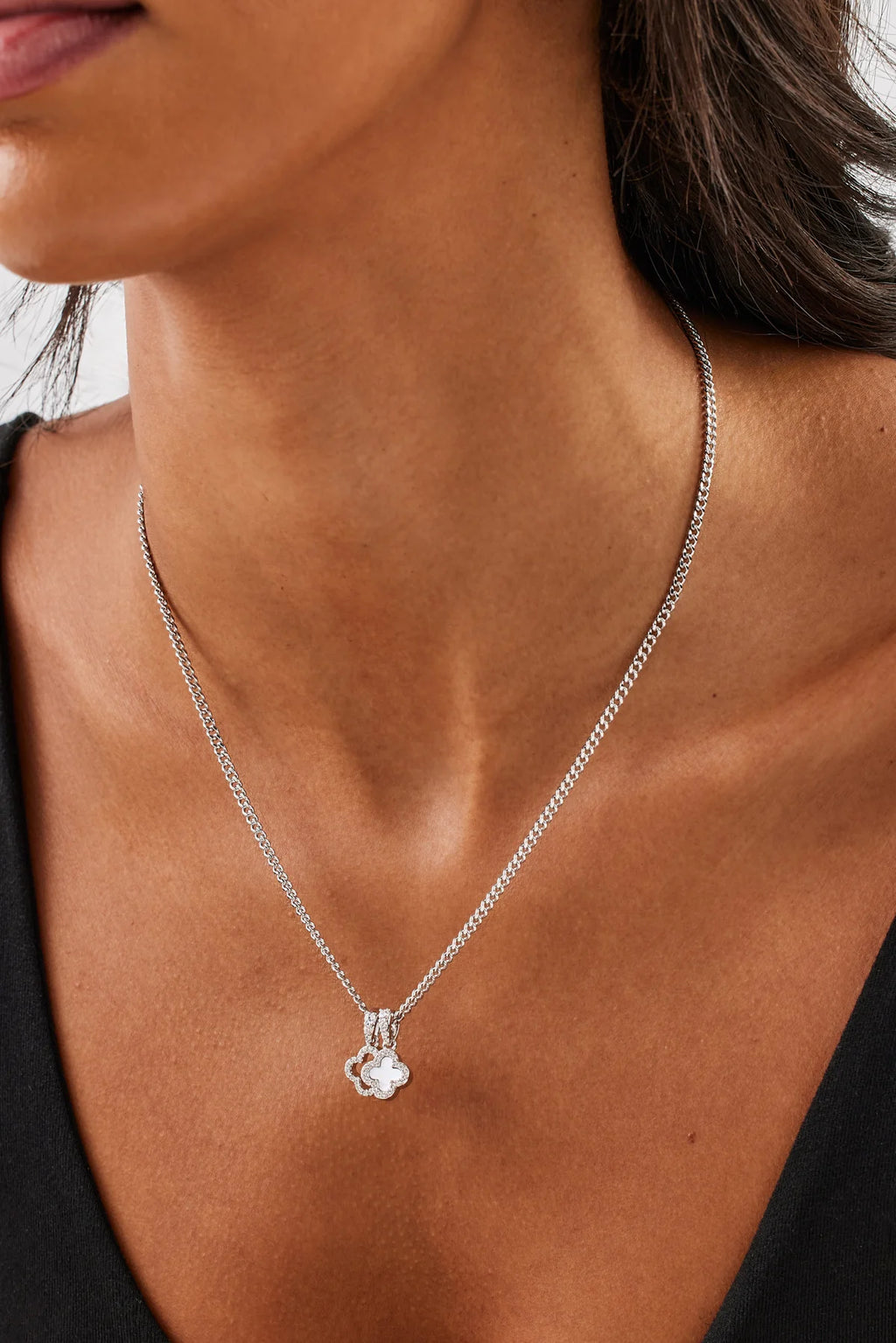 Bloomlight Chrome Necklace