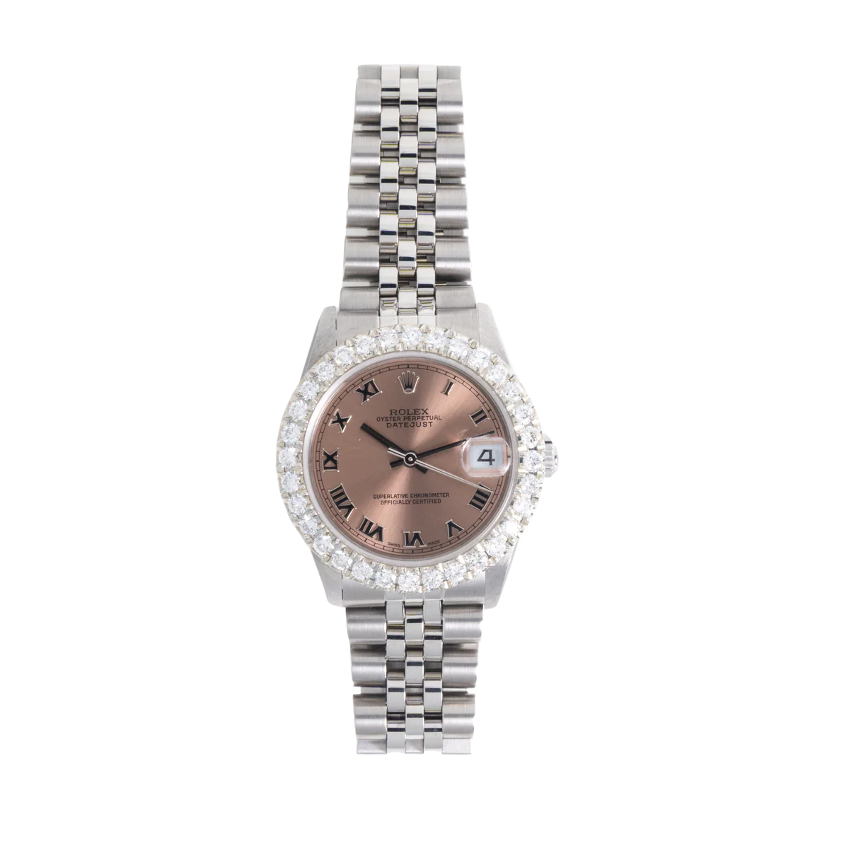Rolex Datejust With Diamond Bezel