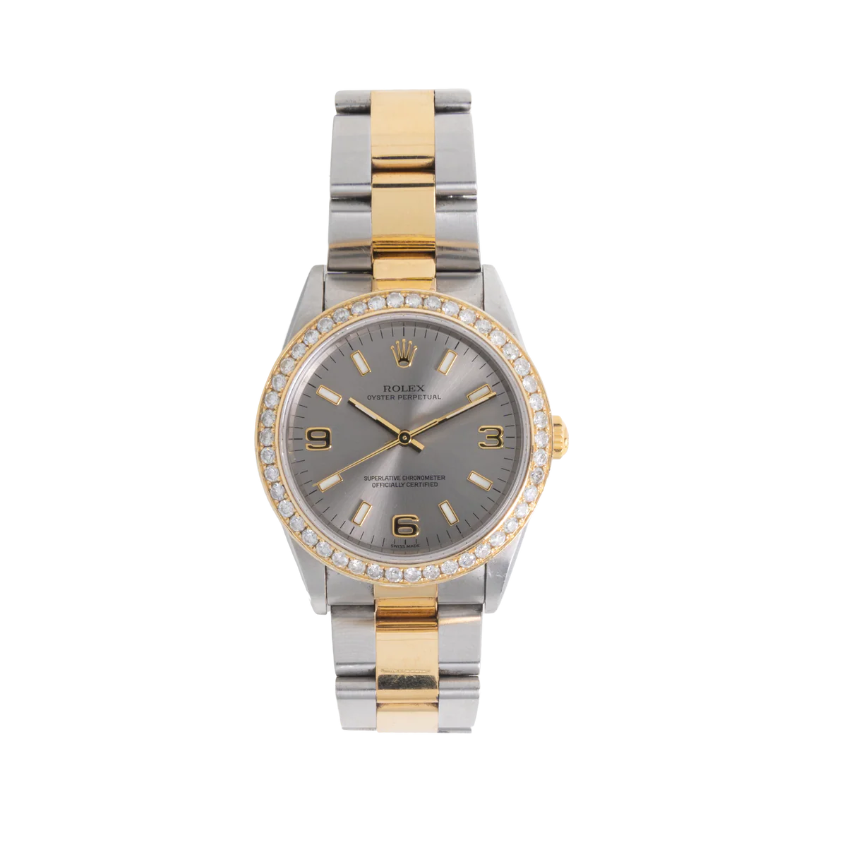 Rolex Oyster Perpetual With Diamonds